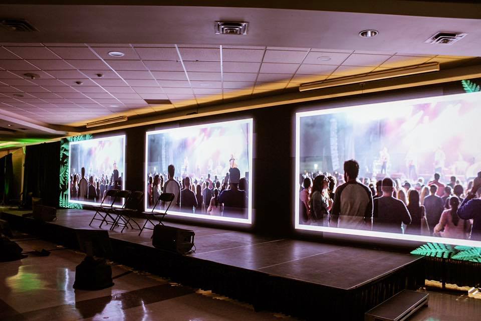 Algonquin College Ottawa Event LED Video Wall Programming Video Stage Rental Production