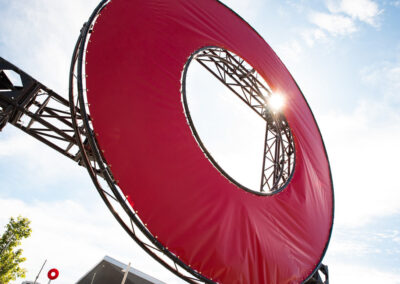 LRT Ottawa Event Video Mapping Lighting Circle Truss Design Customize Rental Production