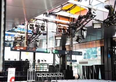 LRT Ottawa Event Video Mapping Lighting Truss Design D Rendering Rental Production