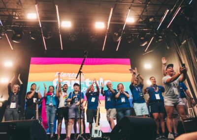 Pride Ottawa Event Festival Stage Audio Visual AV LED Video Wall Lighting Truss Speaker EAW Band Rental Production