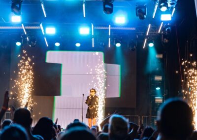 Pride Ottawa Event Festival Stage Audio AV LED Video Wall Lighting Sparkler Truss Speaker Band Rental Production