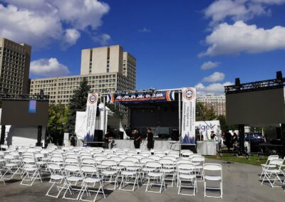 Recovery Day Ottawa Event Community Stage SL PA Speaker EAW Audio Rental Production
