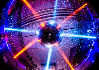 Sens Soriee Ottawa Event Design Gala Circle Truss Lighting Visual Disco Ball Rental Production
