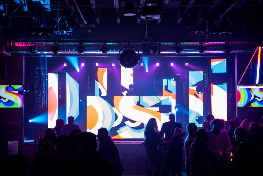 Corporate Ottawa Event LED Video Wall Sound Lighting Interative Immersive Experience