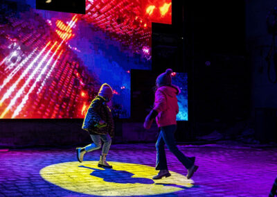 Fire Ice Ottawa Event LED Video Wall Lighting Interactive Immersive Experience