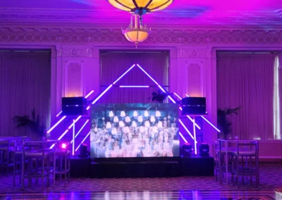 OSE Event Portfolio Photos - CBN Roaring 20's Gala- DJ Booth and Tube Lights
