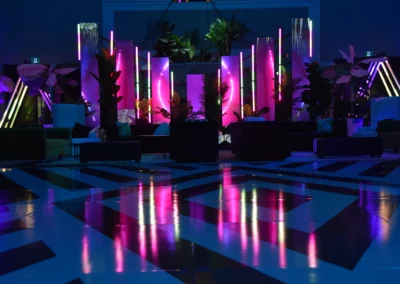 OSE Event Portfolio Photos - Caivan Corporate Gala - LED Video Walls and Tube Lights