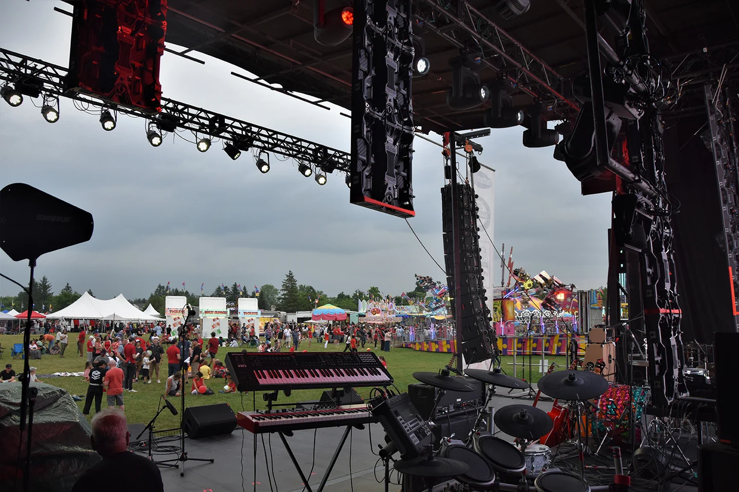 OSE Event Portfolio Photos - Canada Day - Concert Stage Performers View