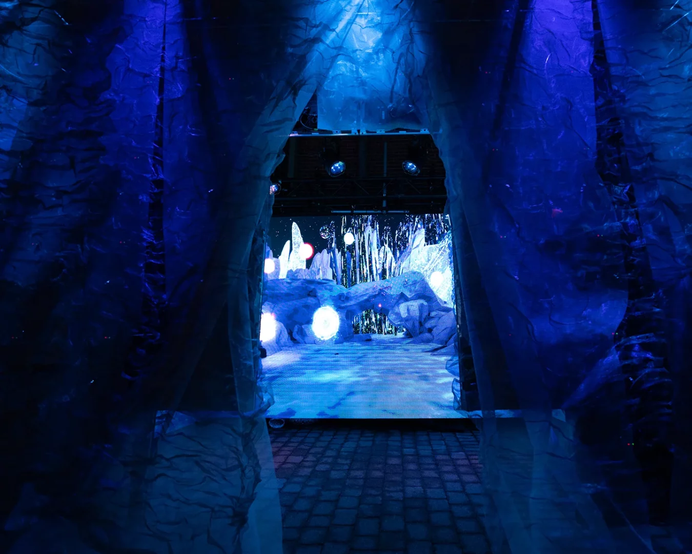 OSE Event Portfolio Photos - Fire and Ice Festival - Bank Street BIA - Interactive LED Video Wall