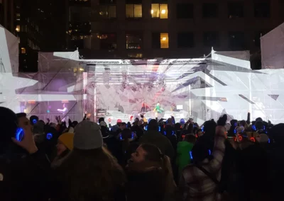 OSE Event Portfolio Photos - Fire and Ice Festival - Bank Street BIA - Festival Stage 3D Rendering