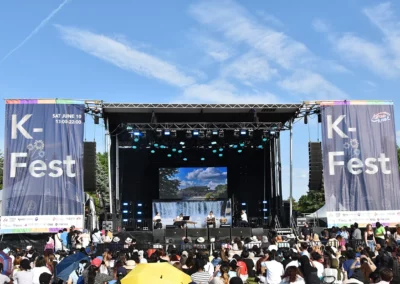 OSE Event Portfolio Photos - K-Fest - Wide Angle Shot of Concert Stage