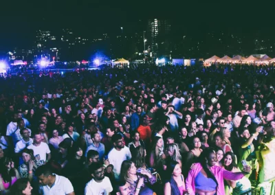 OSE Event Portfolio Photos - Latin Sparks - Crowd in Front of Festival Stage