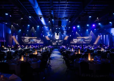 OSE Event Portfolio Photos - CANSEC- Video Wall with Stage & Lighting Design