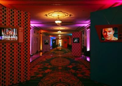 OSE Event Portfolio Photos - Canadian Institute of Actuaries_Customized Vintage Display with 1950's styled televisions on the walls